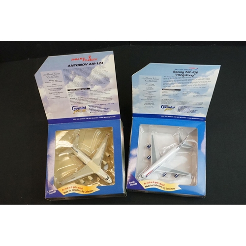 1089 - 16 Boxed Gemini Jets 1:400 diecast models to include 5 x Gemini Macs Royal Air Force (2 x Airbus A33... 