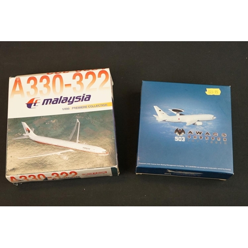 1091 - 16 Boxed Dragon Wings 1/400 diecast models to include 13 x Premiere collection (NASA space shuttle o... 