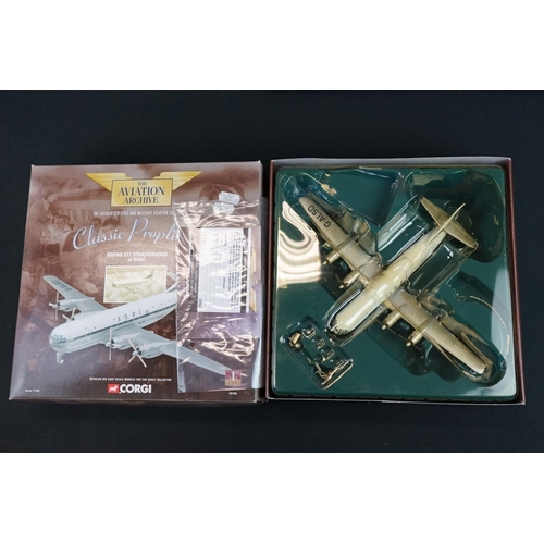 1093 - Six boxed Corgi Aviation Archive diecast models to include 4 x 1:114 1st Frontier Airlines (47202 Av... 