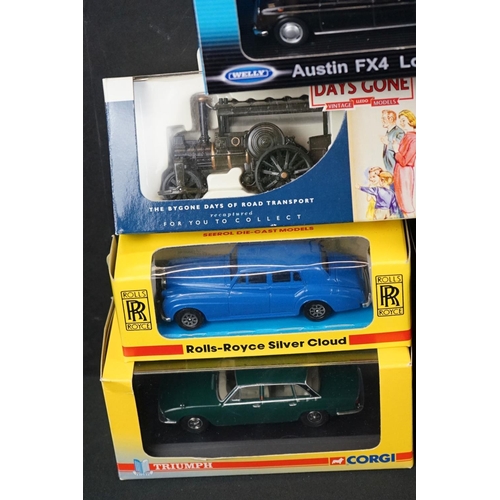 1105 - 14 Boxed diecast models, mainly Corgi, to include 6x limited edition 1:43 Corgi Vanguards (VA06520, ... 