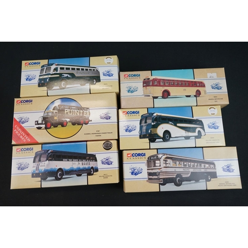 1113 - 19 Boxed Corgi Classics diecast models with certificates to include 12 x Classic Road Transport from... 