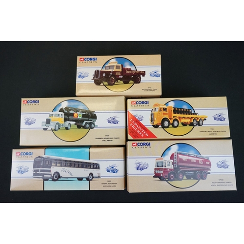 1113 - 19 Boxed Corgi Classics diecast models with certificates to include 12 x Classic Road Transport from... 