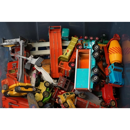 1126 - Large quantity of heavily play worn diecast models, mainly circa 1960s-1980s to include Corgi, Match... 