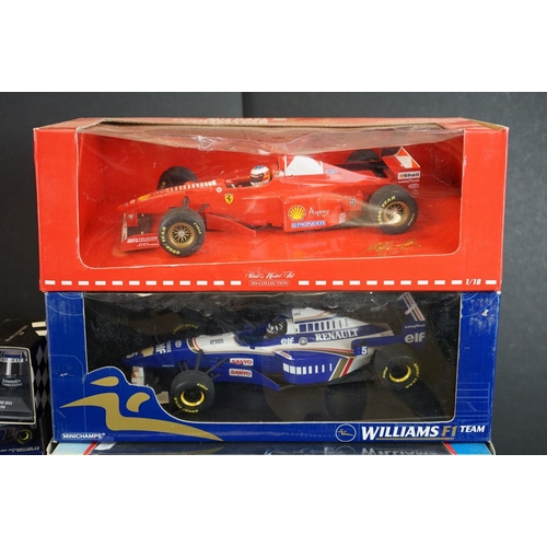 1136 - 22 Boxed / cased Paul's Model Art diecast models, mostly grand prix, to include 10 x Minichamps (1:1... 