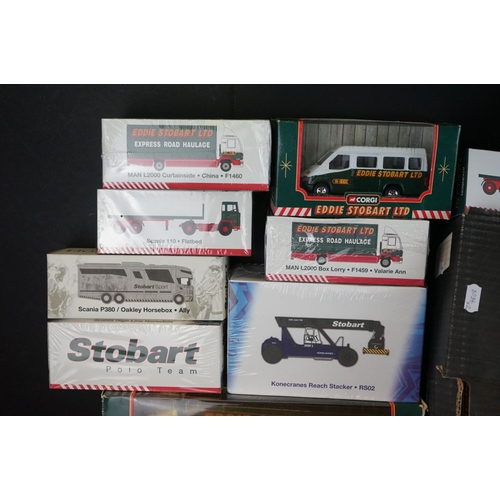 1138 - 21 Boxed Atlas Editions Eddie Stobart 1:76 scale diecast models, mostly sealed, to include 4649108, ... 