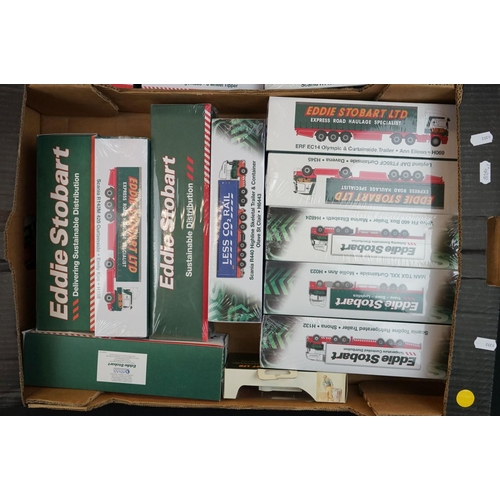 1138 - 21 Boxed Atlas Editions Eddie Stobart 1:76 scale diecast models, mostly sealed, to include 4649108, ... 