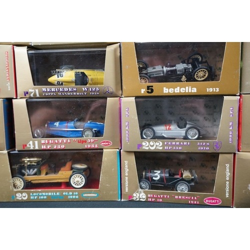 1139 - 18 Boxed Brumm diecast models featuring Oro & Revival examples, diecast vg/ex, boxes/cases vg