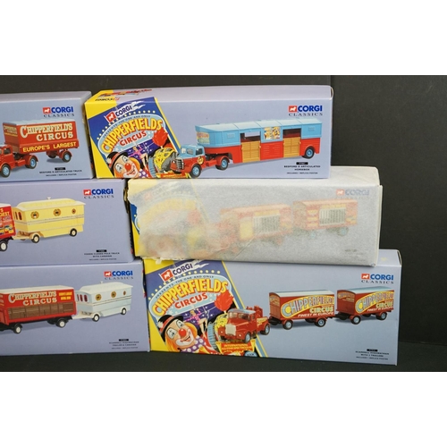 1144 - 12 Boxed Corgi Chipperfield Circus diecast models to include 97885, 97888, 97887, 97303, 97915, 9788... 