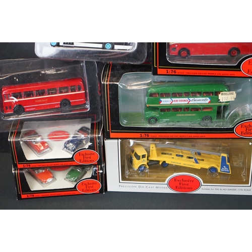 1156 - Around 27 boxed EFE Exclusive First Editions diecast models to include ltd edn London Transport Muse... 