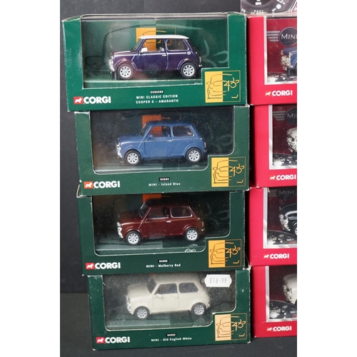 1157 - 19 Boxed Corgi Mini diecast models to include 7 x Mini Mania 1:36 scale (04436, 04422, 04426, 04432,... 