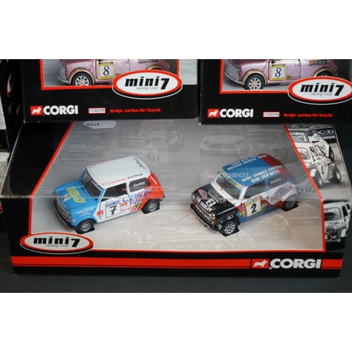 1158 - 17 Boxed Corgi Mini 7 Racing Club limited edition diecast models to include a CC99180 1:36 2 piece s... 