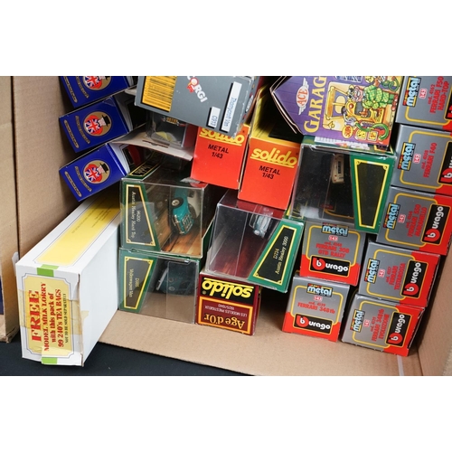 1165 - Around 50 boxed diecast models to include Solido, Corgi, Burago, EFE, Oxford etc, vg condition (two ... 