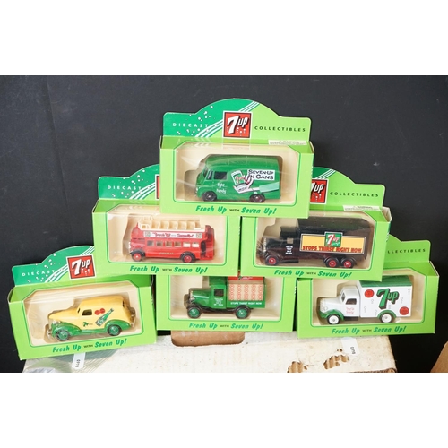 1170 - Around 160 Boxed Lledo diecast models to include News Of The World, Seven Up, Royal Mail, Days Gone,... 