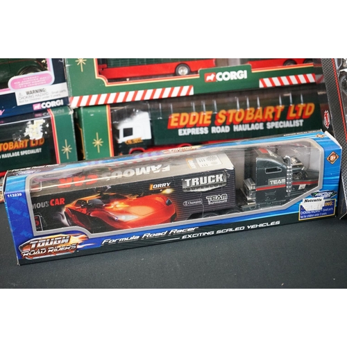 1172 - 15 Boxed diecast models to include 7 x Corgi Eddie Stobart, 2 x Corgi World War II Collection CC6030... 