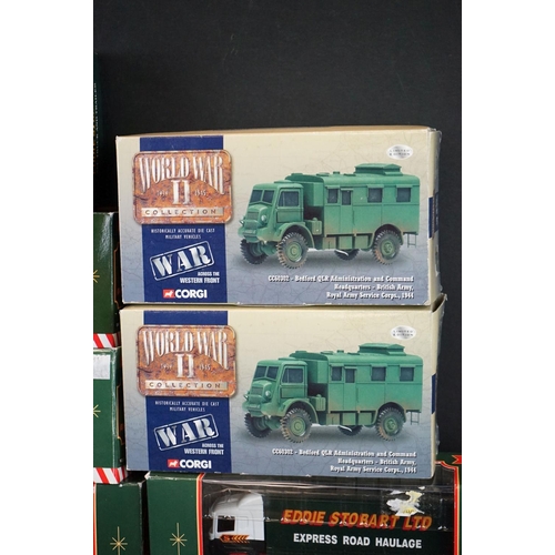 1172 - 15 Boxed diecast models to include 7 x Corgi Eddie Stobart, 2 x Corgi World War II Collection CC6030... 