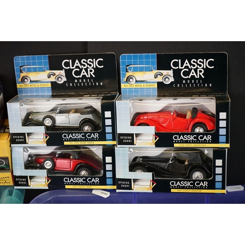 1174 - Collection of boxed & unboxed diecast models to include 20 x continental models featuring Minichamps... 