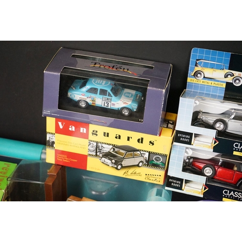 1174 - Collection of boxed & unboxed diecast models to include 20 x continental models featuring Minichamps... 