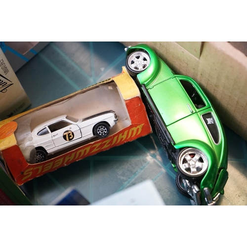 1174 - Collection of boxed & unboxed diecast models to include 20 x continental models featuring Minichamps... 