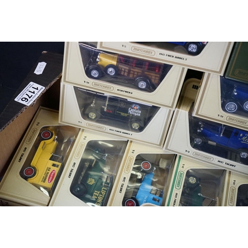 1176 - 39 Boxed Matchbox diecast models to include 38 x Models of Yesteryear in cream boxes and a The Royal... 