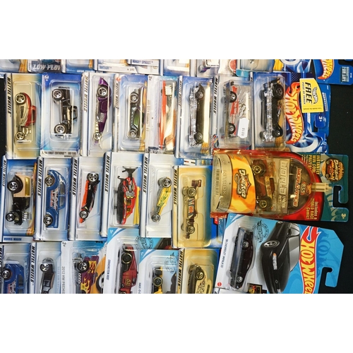 1179 - 54 Carded Mattel Hot Wheels diecast models (vg)