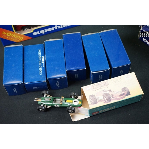 1180 - 36 Boxed Corgi diecast models to include 1143 American LaFrance Aerial Rescue Truck (damaged window)... 