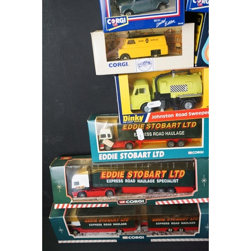 1180 - 36 Boxed Corgi diecast models to include 1143 American LaFrance Aerial Rescue Truck (damaged window)... 