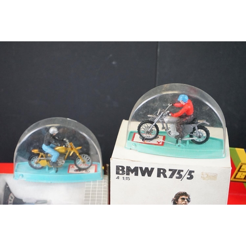 1181 - 12 Boxed / cased Polistil diecast motorcycle models to include 6 x cased Politoys (2 x MT13 Yamaha C... 