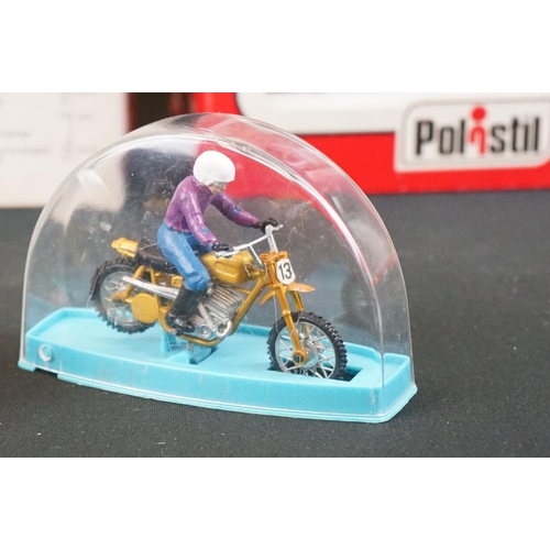 1181 - 12 Boxed / cased Polistil diecast motorcycle models to include 6 x cased Politoys (2 x MT13 Yamaha C... 