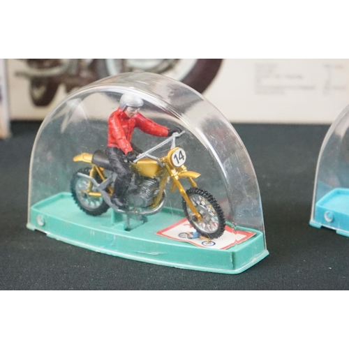 1181 - 12 Boxed / cased Polistil diecast motorcycle models to include 6 x cased Politoys (2 x MT13 Yamaha C... 