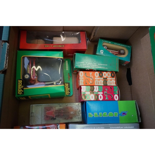 1185 - 24 Boxed / cased continental diecast models to include Solido, Rio, Gama Super, Vitesse, Siku etc, d... 