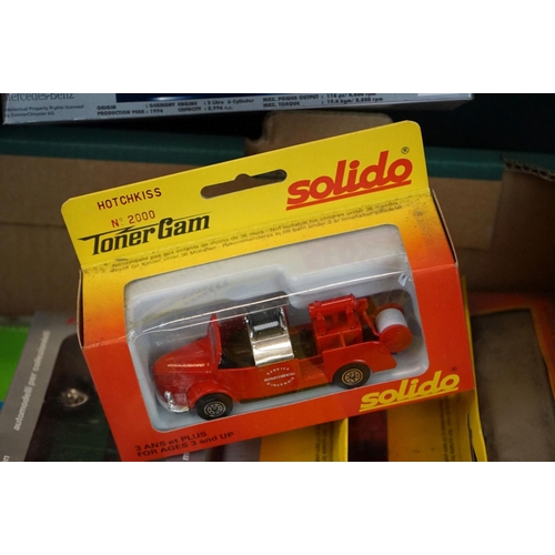 1185 - 24 Boxed / cased continental diecast models to include Solido, Rio, Gama Super, Vitesse, Siku etc, d... 