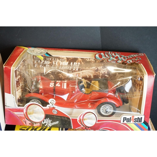 1190A - 32 boxed Polistil diecast models to include Suzuki 750cc, London taxi Ferrari 312 T3, Land Rover, No... 