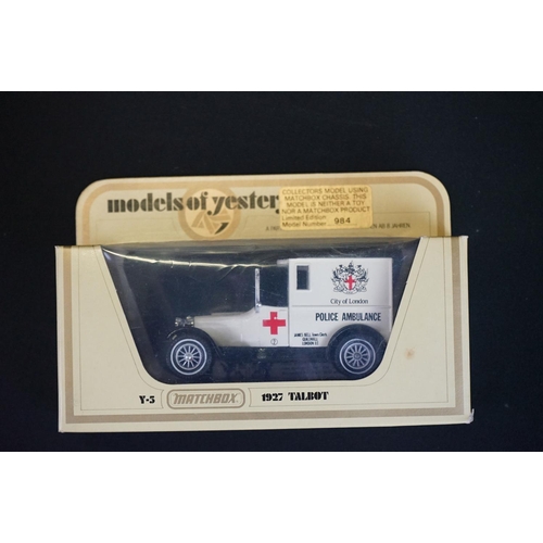 1192 - 11 Boxed Matchbox Models of Yesteryear code variant diecast models in cream boxes, ex condition