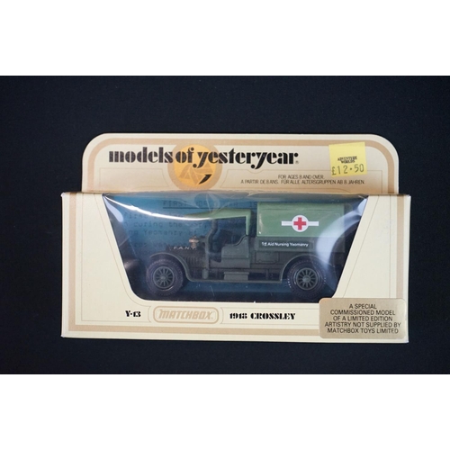 1192 - 11 Boxed Matchbox Models of Yesteryear code variant diecast models in cream boxes, ex condition