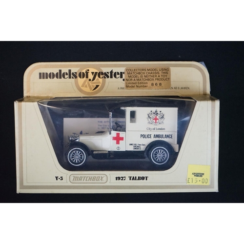 1192 - 11 Boxed Matchbox Models of Yesteryear code variant diecast models in cream boxes, ex condition