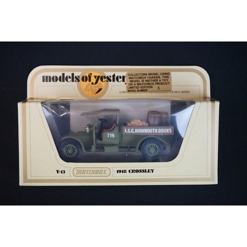 1192 - 11 Boxed Matchbox Models of Yesteryear code variant diecast models in cream boxes, ex condition