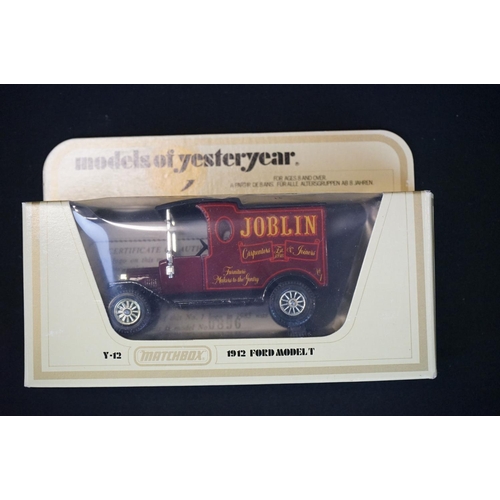 1193 - 11 Boxed Matchbox Models of Yesteryear code variant diecast models in cream boxes, ex condition