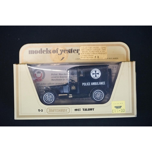 1193 - 11 Boxed Matchbox Models of Yesteryear code variant diecast models in cream boxes, ex condition