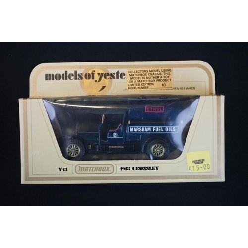 1194 - 11 Boxed Matchbox Models of Yesteryear code variant diecast models in cream boxes, ex condition