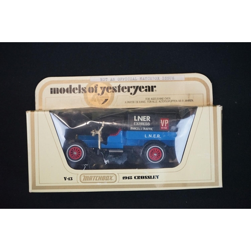 1194 - 11 Boxed Matchbox Models of Yesteryear code variant diecast models in cream boxes, ex condition