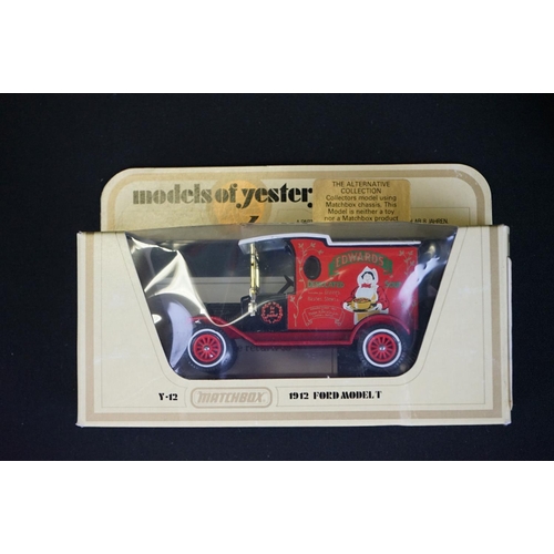 1195 - 11 Boxed Matchbox Models of Yesteryear code variant diecast models in cream boxes, ex condition