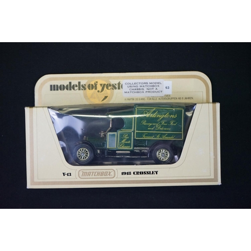 1195 - 11 Boxed Matchbox Models of Yesteryear code variant diecast models in cream boxes, ex condition