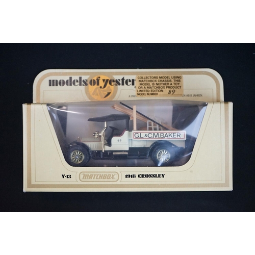 1195 - 11 Boxed Matchbox Models of Yesteryear code variant diecast models in cream boxes, ex condition