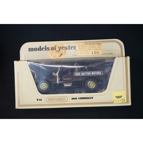 1195 - 11 Boxed Matchbox Models of Yesteryear code variant diecast models in cream boxes, ex condition