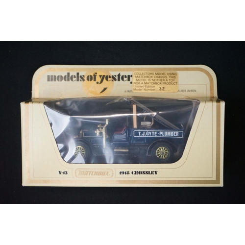 1195 - 11 Boxed Matchbox Models of Yesteryear code variant diecast models in cream boxes, ex condition