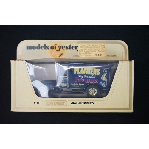 1195 - 11 Boxed Matchbox Models of Yesteryear code variant diecast models in cream boxes, ex condition