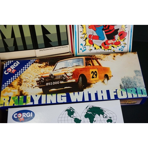 1204 - 20 Boxed Corgi diecast models and sets to include ltd edn Mini 30th Anniversary set, D47/1 The Bash ... 