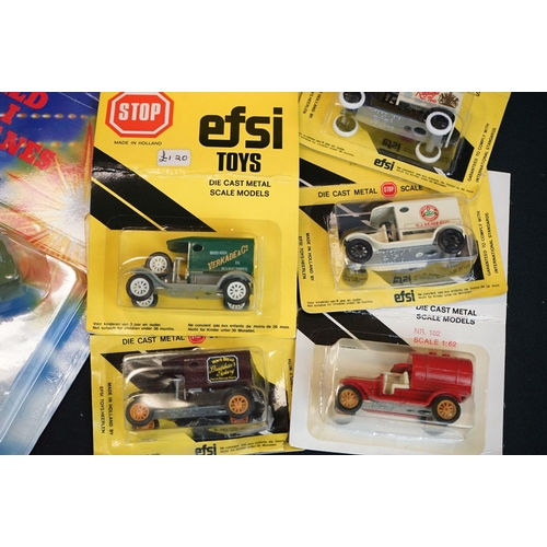 1206 - 46 Boxed / carded diecast models to include 17 x Efsi, 5 x Toy Way World War I Planes, 3 x Maisto,  ... 