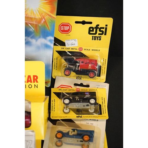 1206 - 46 Boxed / carded diecast models to include 17 x Efsi, 5 x Toy Way World War I Planes, 3 x Maisto,  ... 