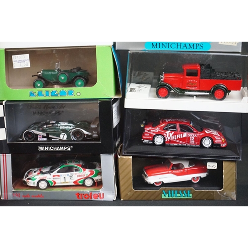 1212 - 34 Boxed / cased continental diecast models to include 12 x Top Model (Italy), 6 x Minichamps, 2 x R... 